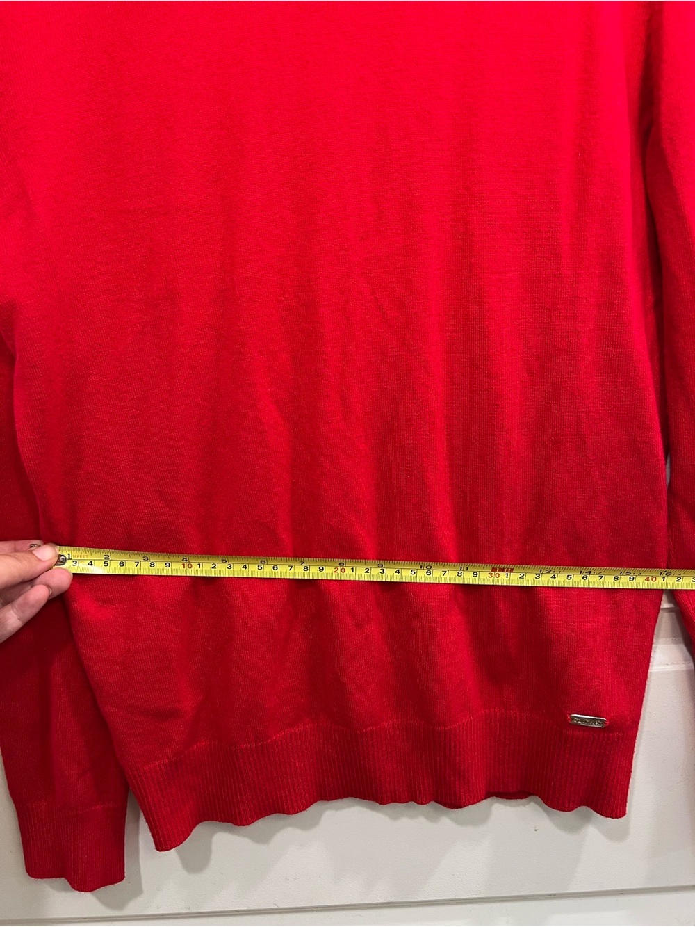 Calvin Klein Red Turtleneck Sweater - Picture 6 of 8